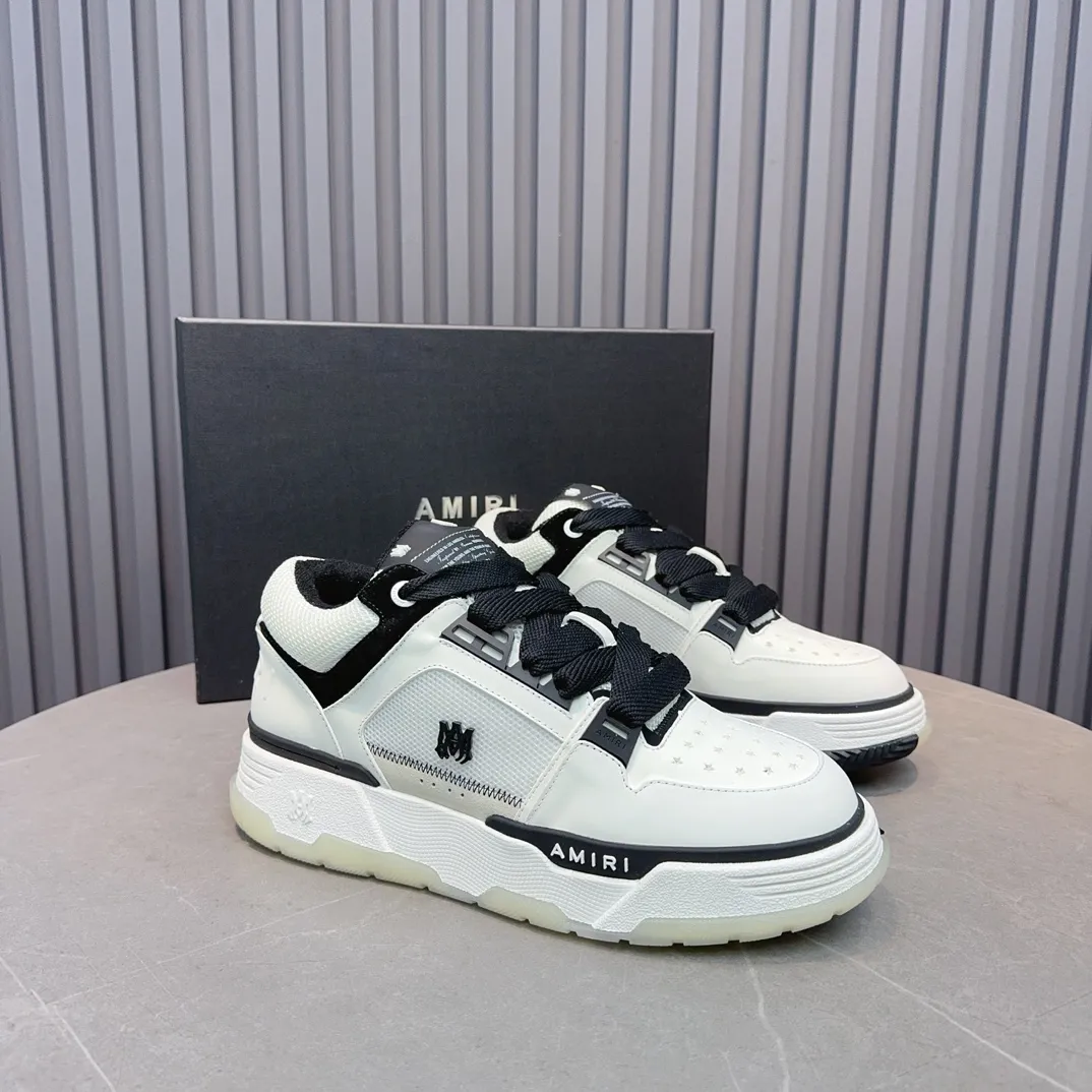 Men's shoes 💰660💰 AMIRI AMIRI trendy brand hot sale 🔥 Available all year round, couples 💑 Official website synchronization Imported fabrics 1⃣️ vs 1⃣️ replica, original factory special original sole, 35-45 (45. non-refundable)